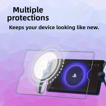 Priekšējā ekrāna aizsargstikls Sony PlayStation PS5 – temperētais stikls, biezums 0,33 mm, caurlaidība >97%