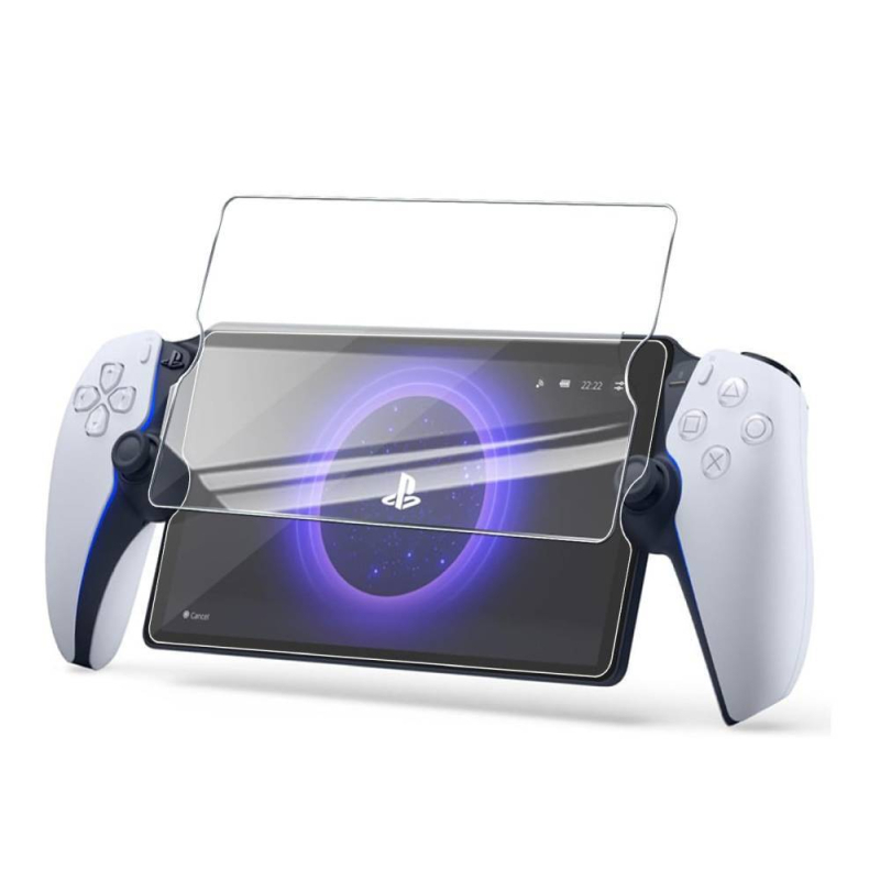 Priekšējā ekrāna aizsargstikls Sony PlayStation PS5 – temperētais stikls, biezums 0,33 mm, caurlaidība >97%