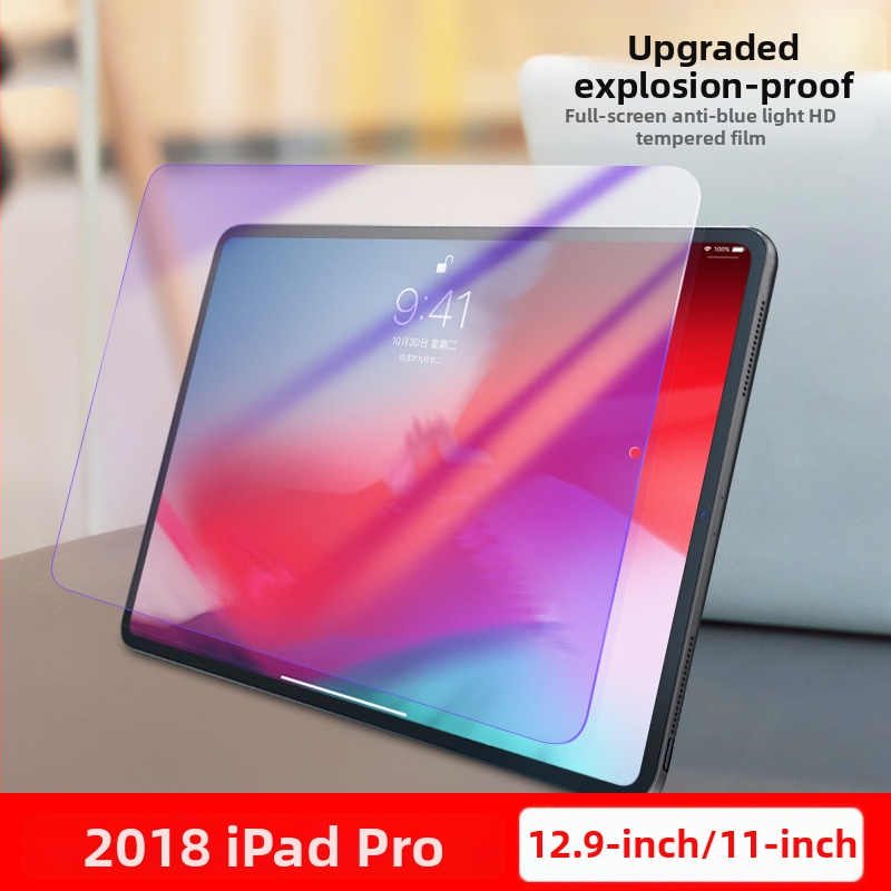 iPad temperatētā stikla ekrāna aizsargs – priekšējā aizsardzība, HD, anti-pirkstu nospiedums, Zīmols YOT, Apple iPad