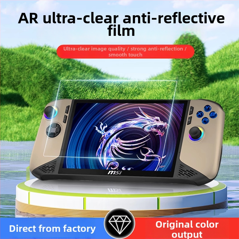 MSI Claw8 AI+ AR pretatspiedumu plēve – 0,17 mm, 95% caurlaidība, pilns pārklājums, pret pirkstu nospiedumiem, skaidrs attēls