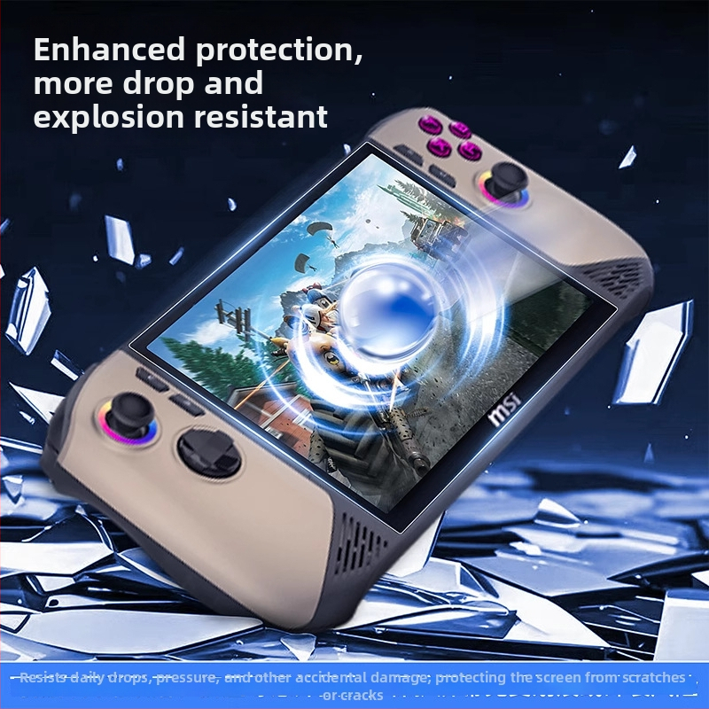 MSI Claw8 AI+ AR pretatspiedumu plēve – 0,17 mm, 95% caurlaidība, pilns pārklājums, pret pirkstu nospiedumiem, skaidrs attēls