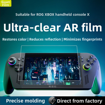 Rog Xbox Ally X AR pretrefleksijas pārklājums, 95% caurlaidība, filmas biezums 0.17 mm, oriģinālais AR films, piemērots Rog Xbox Ally X