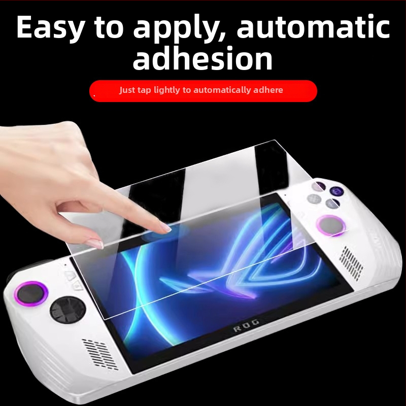 Asus ROG Ally ekrāna aizsargstikls, HD, 0,33 mm, pret pirkstu nospiedumiem