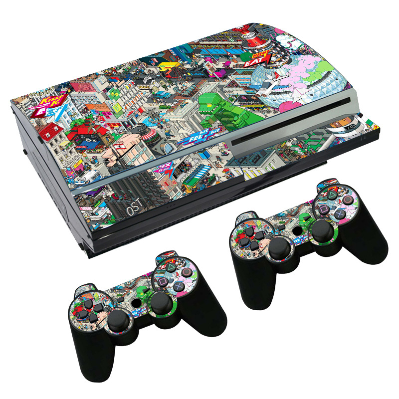 PS3 Fat korpusa PVC uzlīme, biezums 0.04–0.08 mm, noņemama, elpojoša, bez atlikumiem līmes, pielāgota zīmējumam