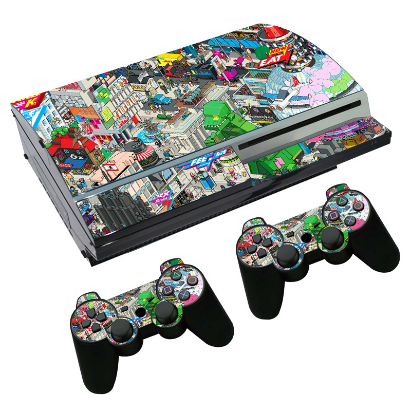 PS3 Fat korpusa PVC uzlīme, biezums 0.04–0.08 mm, noņemama, elpojoša, bez atlikumiem līmes, pielāgota zīmējumam