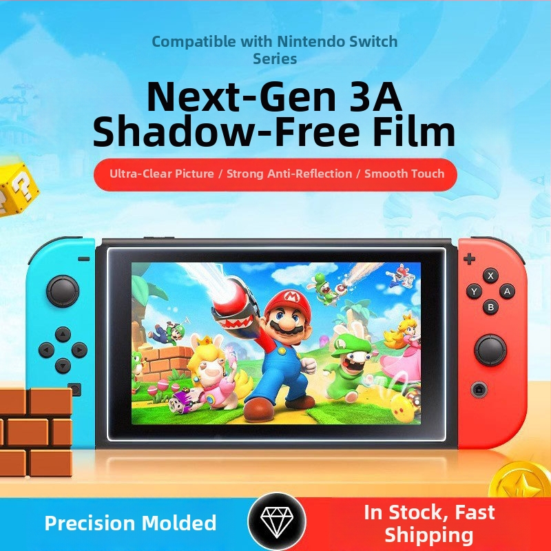 Nintendo Switch pretatspoguļojoša ekrāna plēve ar AR pārklājumu, caurlaidība 95%, biezums 0,17 mm