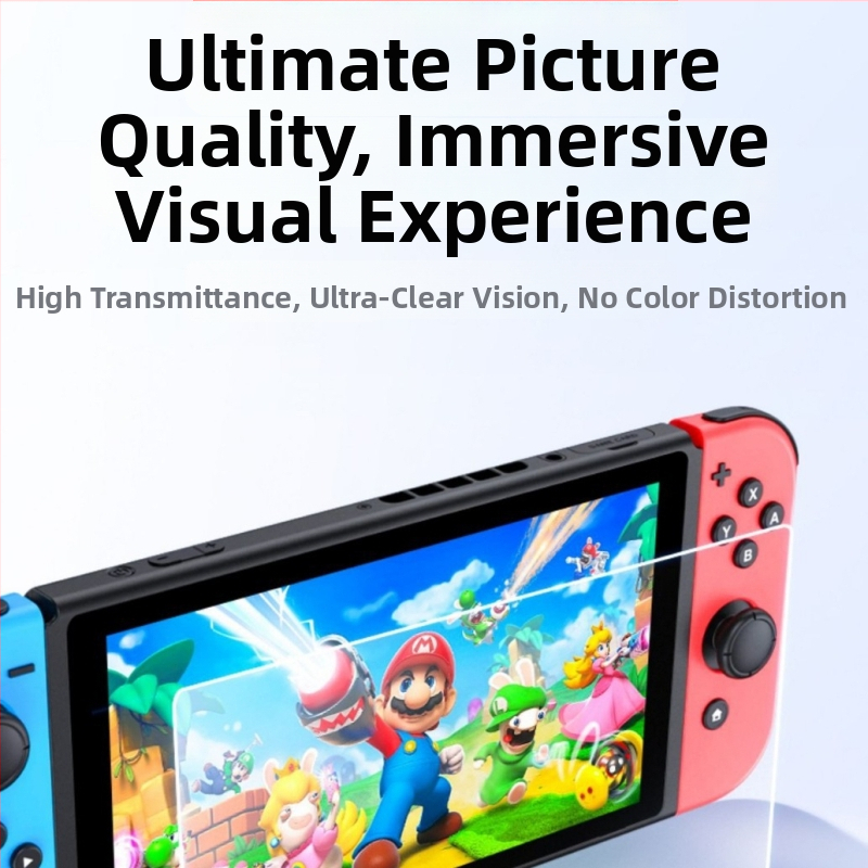 Nintendo Switch pretatspoguļojoša ekrāna plēve ar AR pārklājumu, caurlaidība 95%, biezums 0,17 mm