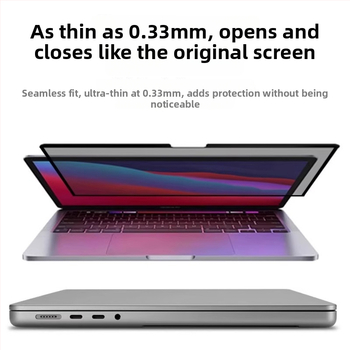 Taoxin Privacy Screen Protector за MacBook Air 13 и MacBook Pro 15 — HD anti-peep филм, съвместим с MacBook серия, тегло 25 г, излязъл през 2024 г.