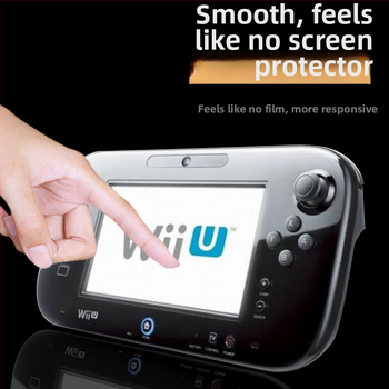 Nintendo Wii U ekrāna plēve, PET materiāls, biezums 0,17 mm, caurlaidība 96%, pretatstarojums