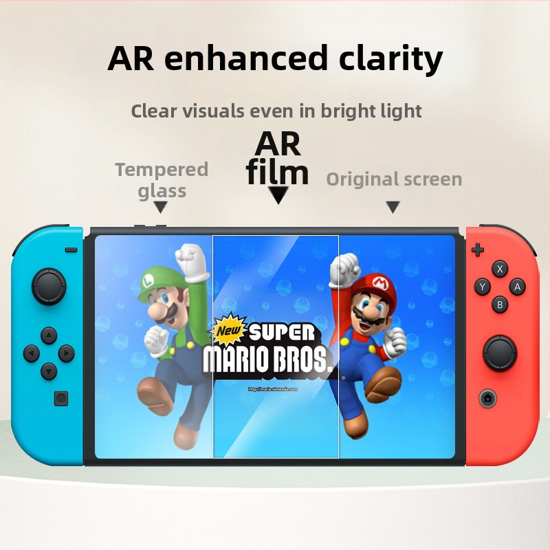 Nintendo Wii U ekrāna plēve, PET materiāls, biezums 0,17 mm, caurlaidība 96%, pretatstarojums