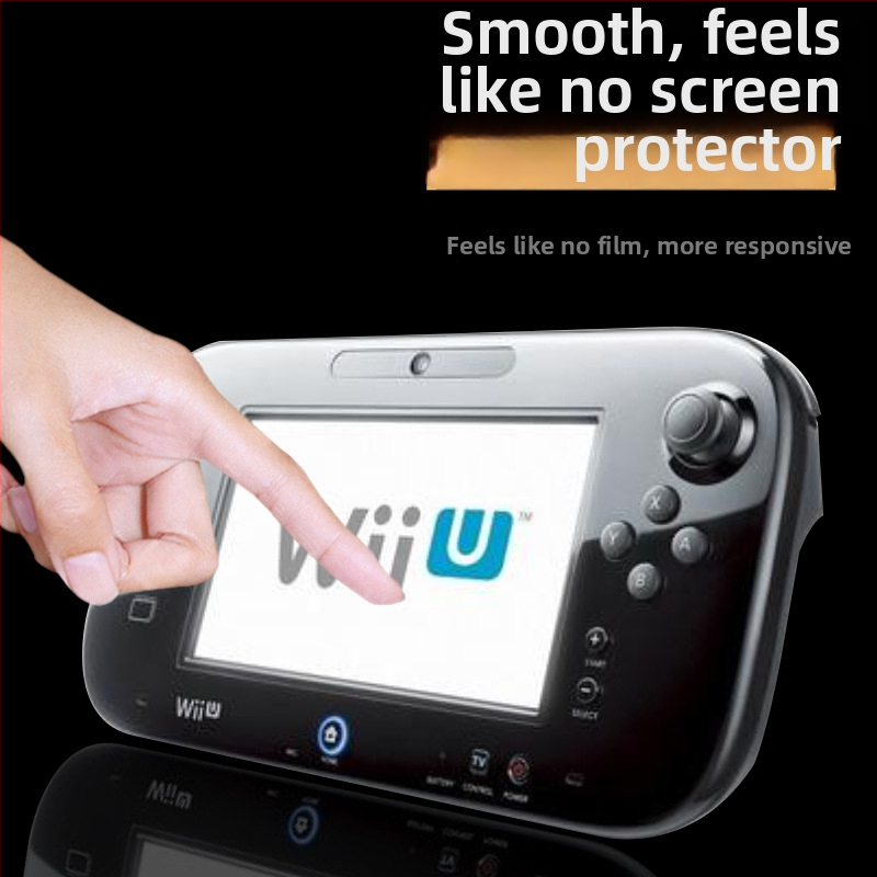 Nintendo Wii U ekrāna plēve, PET materiāls, biezums 0,17 mm, caurlaidība 96%, pretatstarojums
