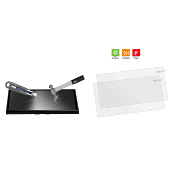 Switch2 ekrāna aizsargs no temperētā stikla, 2 gab., pret pirkstu nospiedumiem, iekļauts tīrīšanas maisiņš