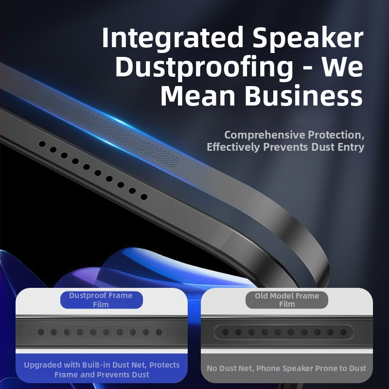 Putekļu izturīga malas aizsardzes plēve Apple iPad Pro 2024 – NPK parasta membrāna, sānu skaļruņa aizsardzība