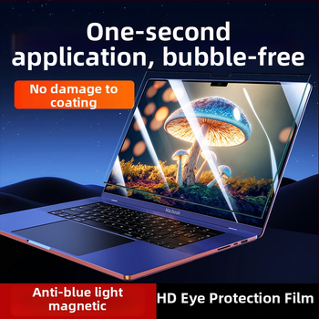 Mágneses képernyővédő MacBook Pro sorozathoz, háromréteg PET, bevonat, német anyagok, tömeg 0.2