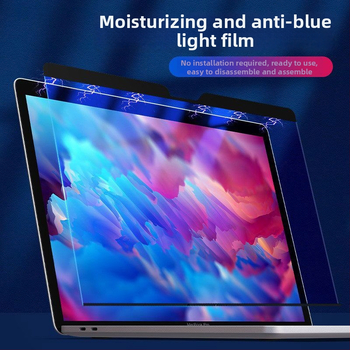 Mágneses képernyővédő MacBook Pro sorozathoz, háromréteg PET, bevonat, német anyagok, tömeg 0.2