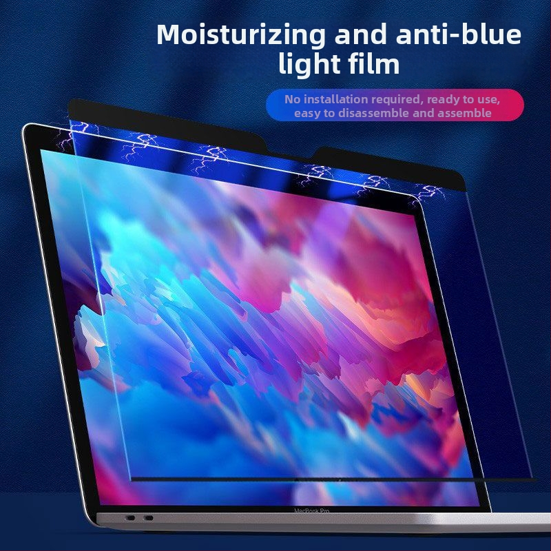 Mágneses képernyővédő MacBook Pro sorozathoz, háromréteg PET, bevonat, német anyagok, tömeg 0.2
