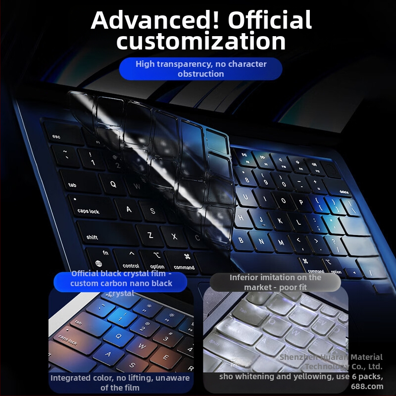 Tastatūras membrāna MacBook Pro/Air | PVC materiāls | Zīmols Hr | Autorizēta privātā preču zīme