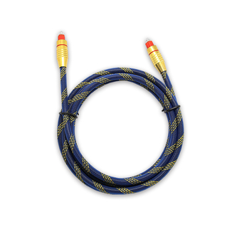 Cablu optic din fibră pentru echipamente cu interfață optic – conectori platinati cu aur; miez din plastic; înveliș PVC; Greutate 0,05