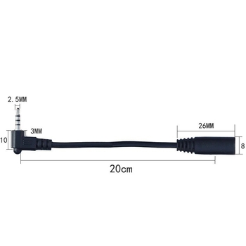 4-pólusú férfi–női audio hosszabbító kábel, SHD-23, réz vezető, ROHS