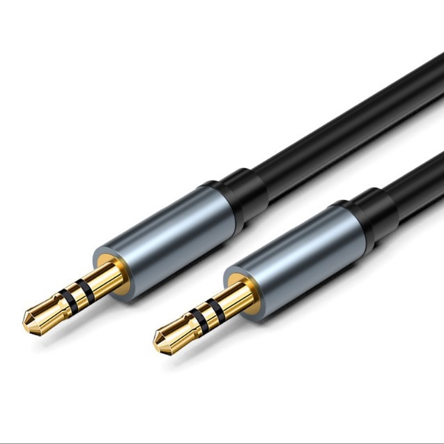 Cablu audio AV 3,5 mm, de la bărbat la bărbat, pentru laptopuri și dispozitive mobile, conductori plăci aur, fir de cupru