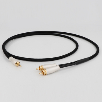 Prefer Cablu audio 3.5mm la RCA dual, cupru fără oxigen, certificat ROHS