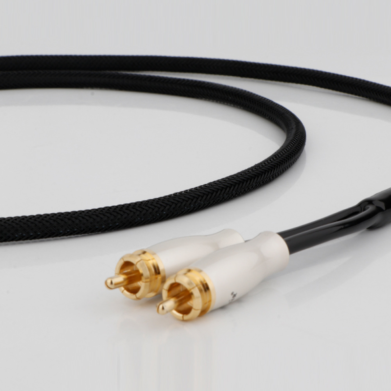 Prefer Cablu audio 3.5mm la RCA dual, cupru fără oxigen, certificat ROHS