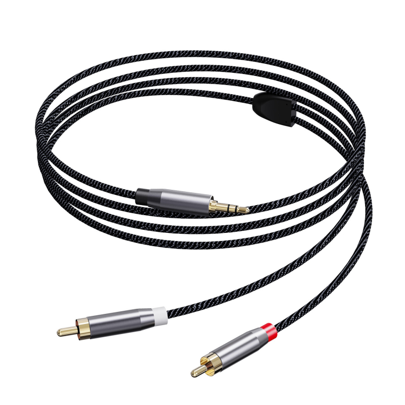Dawn Cd-0215 audio kabel: 3,5 mm na dvostruki RCA, pozlaćeno, bakreno jezgro