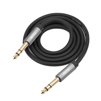 6,35 mm muški–muški stereo kabel s tri vodiča, redukcija buke, za gitaru i mikser