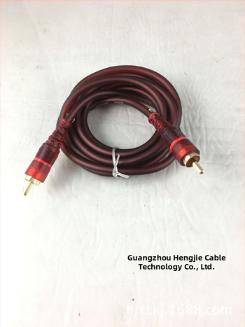 HERMJAY RCA AV kábel, samec–samec, pre audio a video, 5.1-kanálový digitálny zvuk