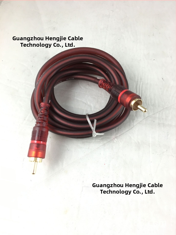 HERMJAY RCA AV kábel, samec–samec, pre audio a video, 5.1-kanálový digitálny zvuk