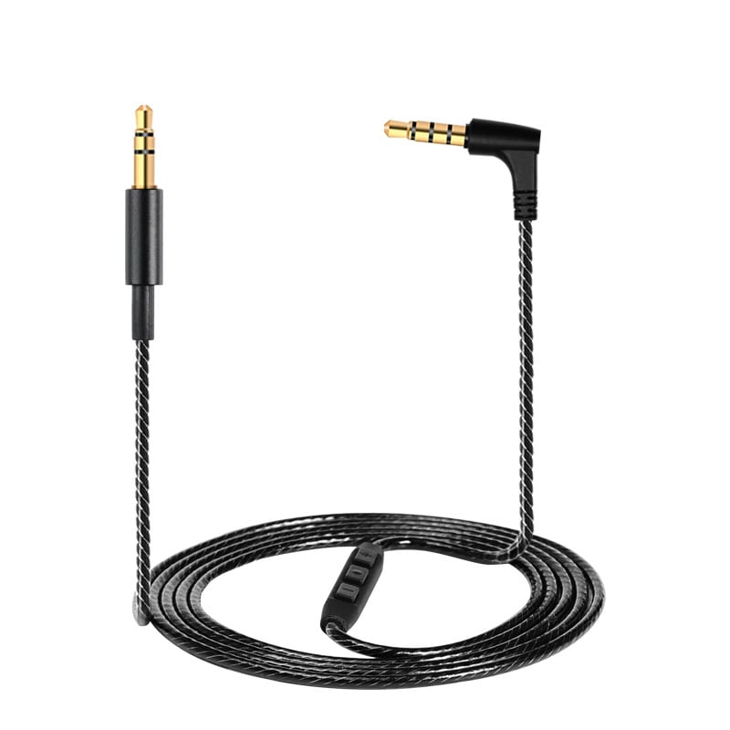 Audio kabel s in-line kontrolom mikrofona, 3.5mm na 3.5mm/2.5mm, bakrena jezgra