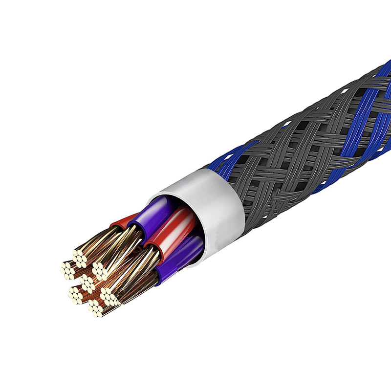 Izbalansirani XLR kabel za mikrofon, muški–ženski, model KL004pvc-3M, bakreno jezgro s tinom, OFC vodiči, ISO 9001 certificirano