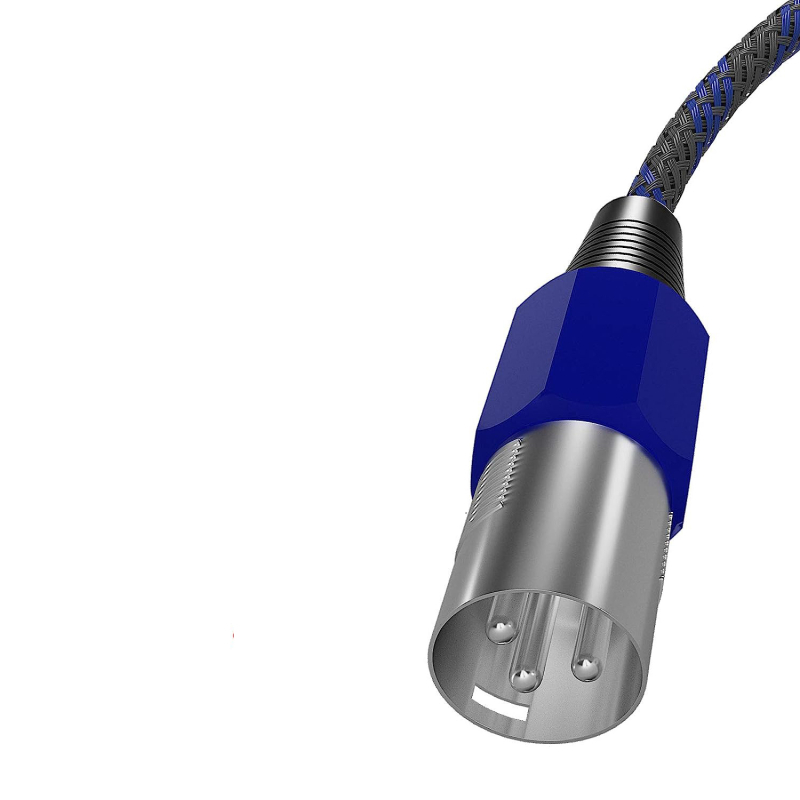 Izbalansirani XLR kabel za mikrofon, muški–ženski, model KL004pvc-3M, bakreno jezgro s tinom, OFC vodiči, ISO 9001 certificirano