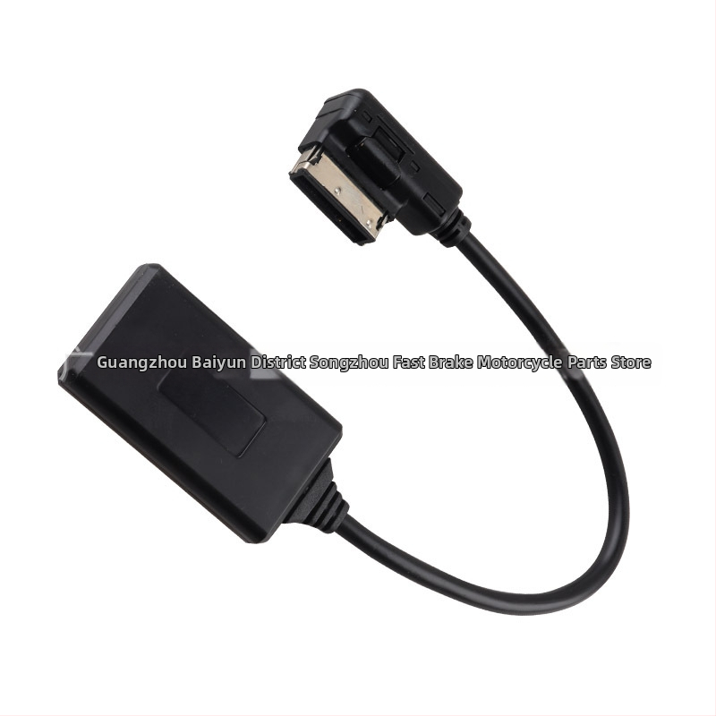 Linie audio Bluetooth AMI pentru Mercedes-Benz: Bluetooth 5.0, nucleu din cupru PVC, conductori din cupru, compatibil cu modelele A/B/C/E/M/S/R/W/GL/ML/SL/CLS/SLK/GLK