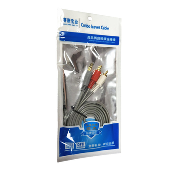 Cablu AV, Lotus Line, 3,5 mm către conectori Lotus duali, nucleu din cupru, lungime 1,5 m sau 3 m