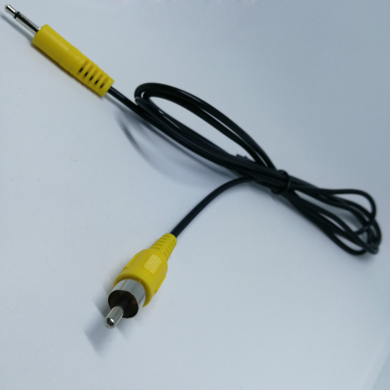 Cablu audio 3,5 mm mono către RCA masculin, pentru periferice PC, nucleu din cupru pur, conductori din cupru