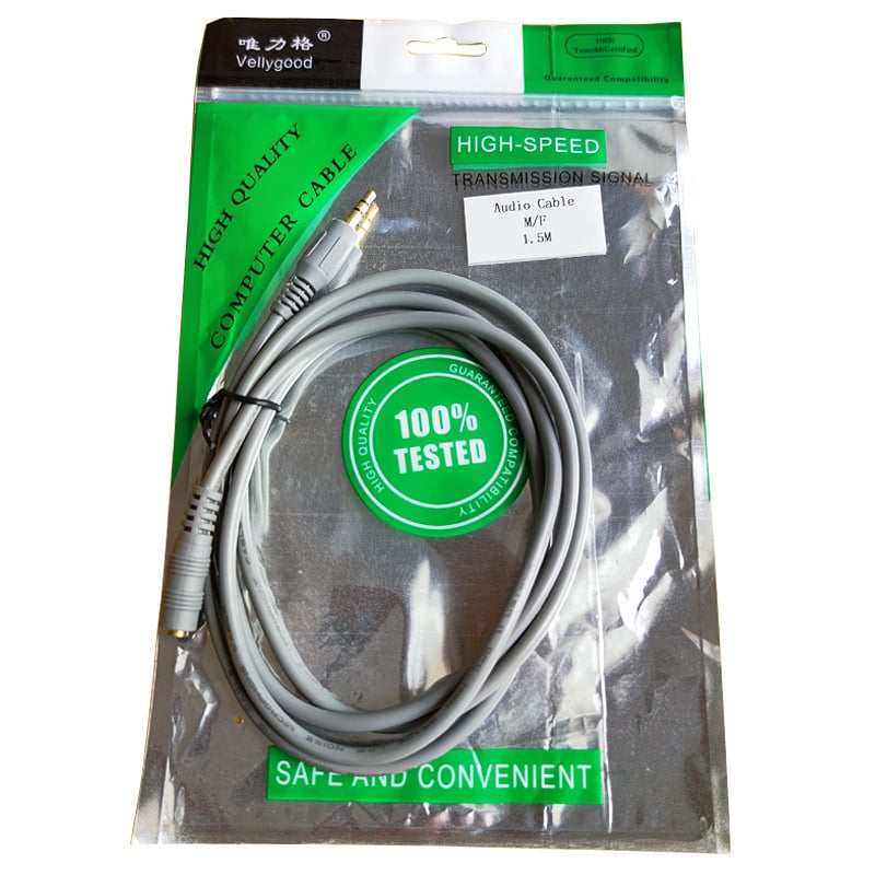3 m Senye audio produžni kabel, stereo 3,5 mm muški–ženski, čisto bakreno jezgro, AUX produžni kabel