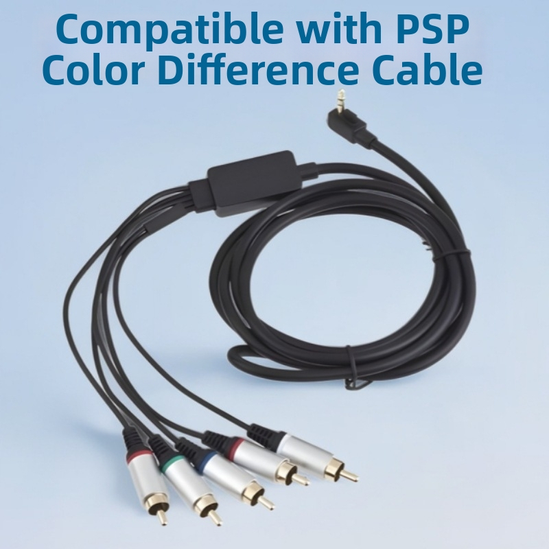 PSP 2000/3000 – AV kabels ar krāsu atšķirību – vara pārklāts tērauda vadītājs, PVC izolācija, 150 g