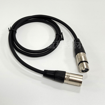 Lanke XLR Cablu audio balansat cu trei conductori, mufă M–F
