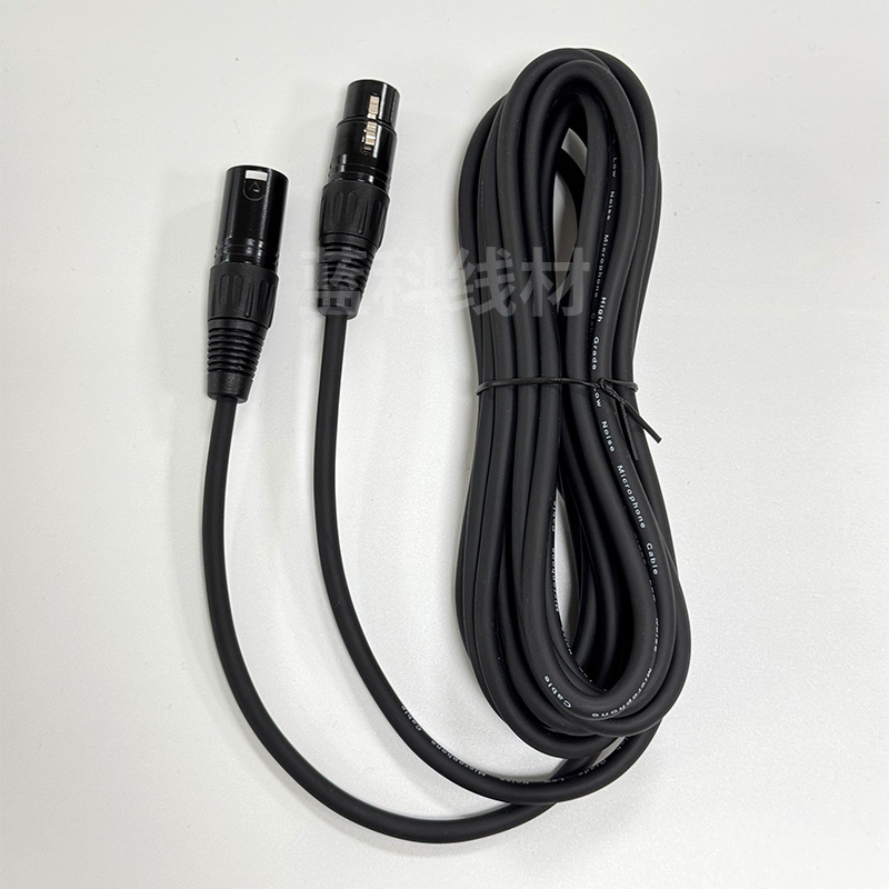 Lanke XLR Cablu audio balansat cu trei conductori, mufă M–F