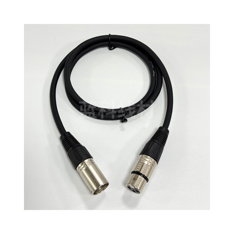Lanke XLR Cablu audio balansat cu trei conductori, mufă M–F