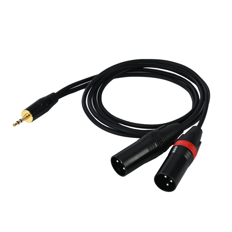 Shao Maozhi cablu audio, 3,5 mm la XLR-F, cu placare aur, miez din cupru, pentru PC