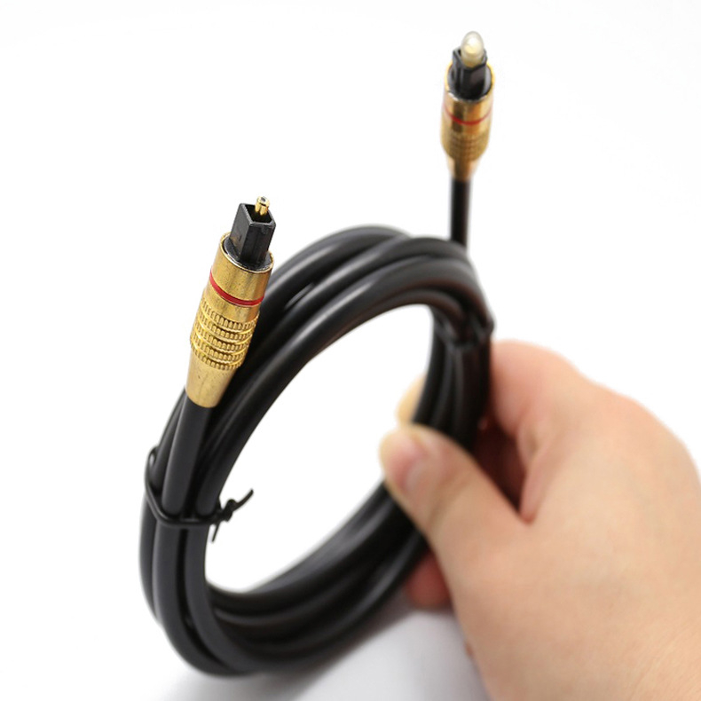 OD6.0 Audio optični kabel s pozlaćenim konektorom, Toslink, digitalno kvadratno sučelje