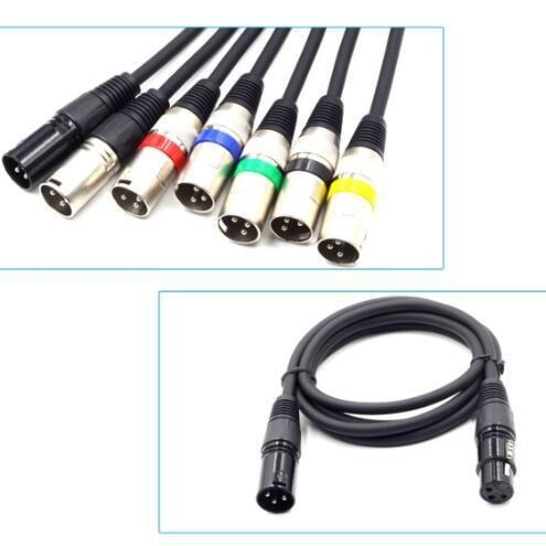 Cablu audio XLR, conectare masculin-feminină, nucleu din cupru pur, cupru fără oxigen, placare nicelată, ROHS certificat