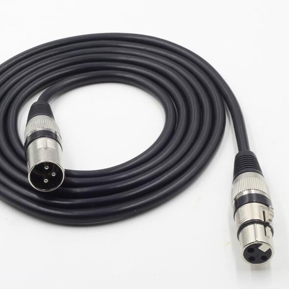 Cablu audio XLR, conectare masculin-feminină, nucleu din cupru pur, cupru fără oxigen, placare nicelată, ROHS certificat