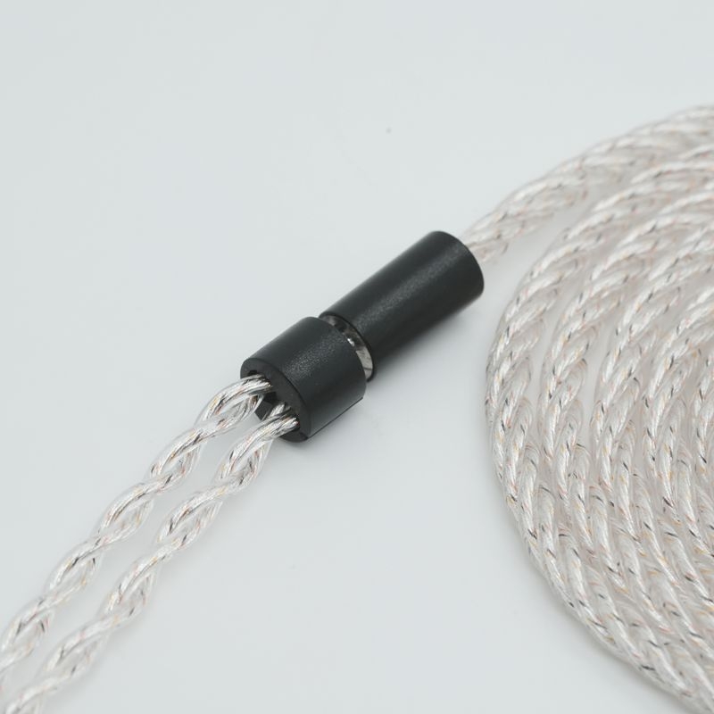 Zixin 4-žilni kabel za slušalice od monokristalnog bakra sa slojem srebra, Hi-Fi kabel za nadogradnju slušalica, konektori 0.782 / QDC / TFZ / MMCX