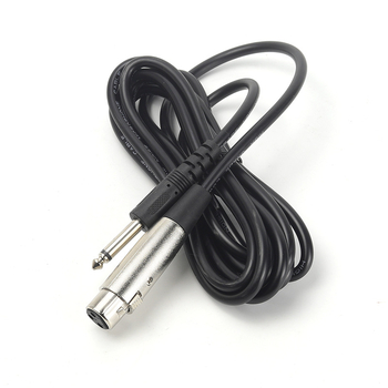 Cablu audio balanțat XLR la 6,35 mm, contacte placate cu aur, miez din cupru pur, cupru fără oxigen, SGS certificat