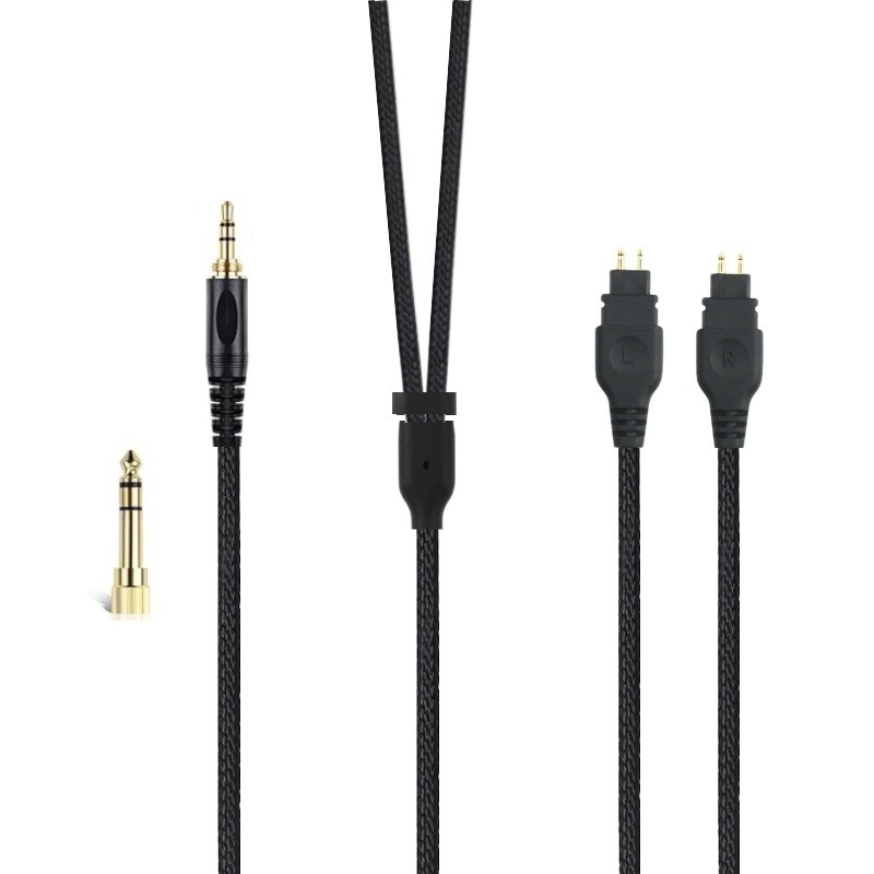Kabel za slušalice Sennheiser HD580/HD600/HD650/HD660S/HD6XX – pozlaćeno, jezgro od sirovog bakra, bakar bez kisika, ROHS potvrda, težina 42 g