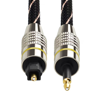 Emk/Yimike GX888 Optički digitalni audio kabel, SPDIF kvadratni konektor, zlatni premaz, optičko vlakno
