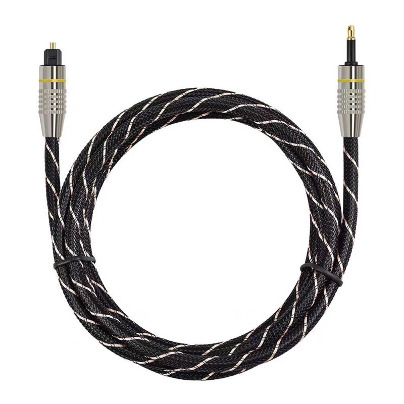 Emk/Yimike GX888 Optički digitalni audio kabel, SPDIF kvadratni konektor, zlatni premaz, optičko vlakno